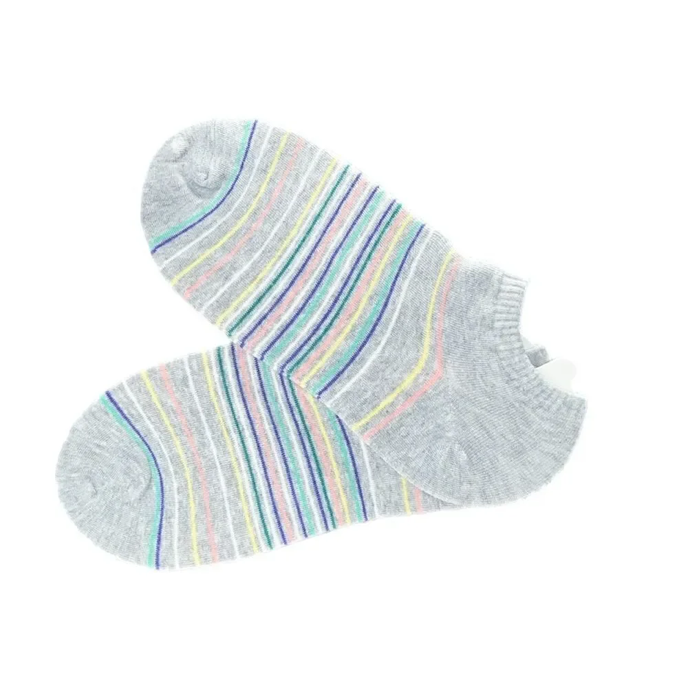 Women’s Two-Pack No-Show Socks - Retro Camera/Stripe NWOT